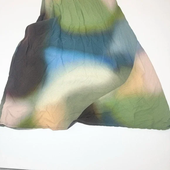 Reformation Joana Midi Tube Dress In‎ Blur Size XS Strapless Bias Cut - Picture 8 of 14